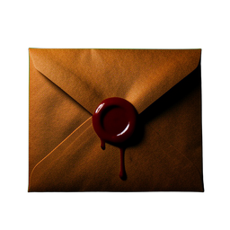 Letter Envelope (Cinematic) - 256x256 pixel art sprite