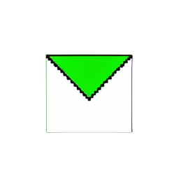 Letter Envelope (Low-Res) - 256x256 pixel art sprite