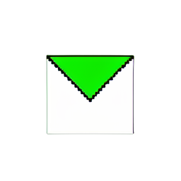 Enveloppe de lettre (Basse résolution) — sprite pixel art 256×256