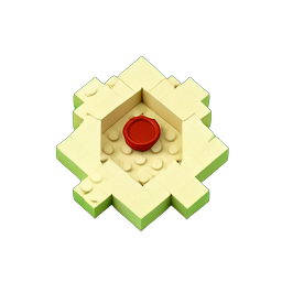 Letter Envelope (Voxel) - 256x256 pixel art sprite