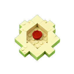 Enveloppe de lettre (Voxel) — sprite pixel art 256×256