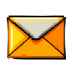 Enveloppe — sprite pixel art 256×256