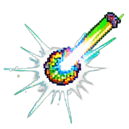 Faisceau de niveau — sprite pixel art 256×256