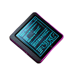 Bibliothekar (Cyberpunk) — 256×256 Pixel-Art-Sprite