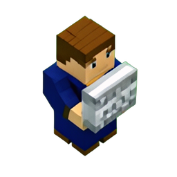 Librarian (Voxel) - 256x256 pixel art sprite