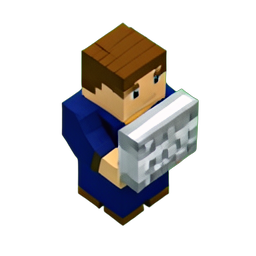 Bibliothécaire (Voxel) — sprite pixel art 256×256