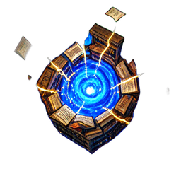 Biblioteca (VFX) — sprite pixel art 256×256