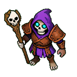 Lich (16-Bit) - 256x256 pixel art sprite