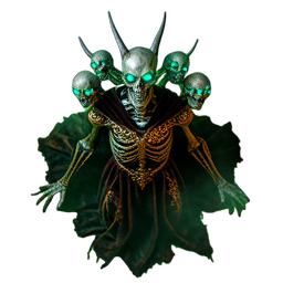 Lich (Filmisch) — 256×256 Pixel-Art-Sprite