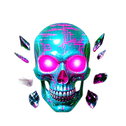 Lich (Cyberpunk) - 256x256 pixel art sprite