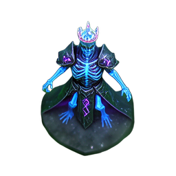 Lich (HD-2D) — 256×256 Pixel-Art-Sprite