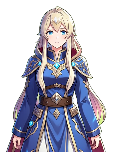 Seer Celestial del Mago de la Luz (Arte Pixelado) — sprite pixel art 384×512