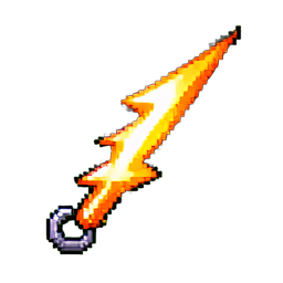 Lightning Chain - 256x256 pixel art sprite