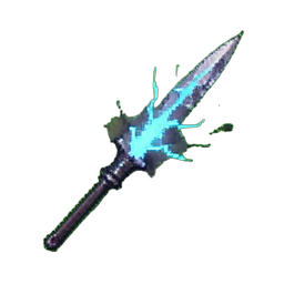 Lightning Sword (Atmospheric) - 256x256 pixel art sprite