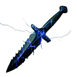 Blitzschwert (Cinematisch) — 256×256 Pixel-Art-Sprite