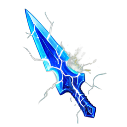 Espada de Rayo (VFX) — sprite pixel art 256×256