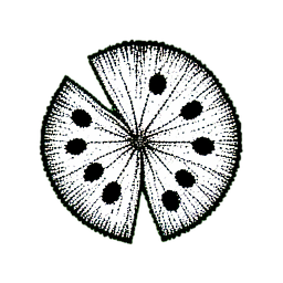 Lily Pad (1-Bit) — 256×256 pixel art sprite