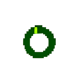 Lily Pad (Low-Res) - 256x256 pixel art sprite