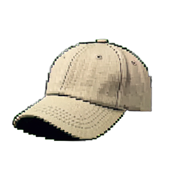 리넨 야구모자 — 256×256 픽셀 아트 스프라이트