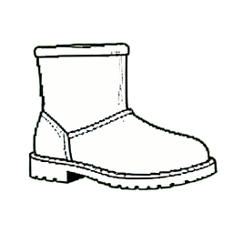 Linen Boots — 256×256 pixel art sprite