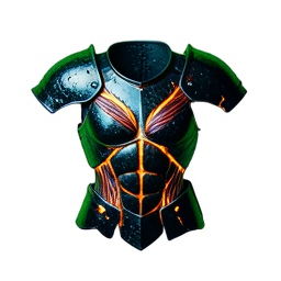 Armadura Viva (Cinemática) — sprite pixel art 256×256