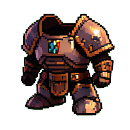 Armure Vivante — sprite pixel art 256×256