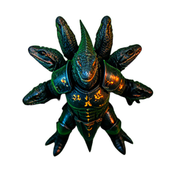 Lizard Soldier (Cinematic) - 256x256 pixel art sprite