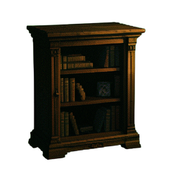 Geschlossenes Bücherregal — 256×256 Pixel-Art-Sprite