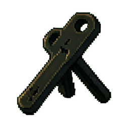 Juego de herramientas de ganzúa — sprite pixel art 256×256