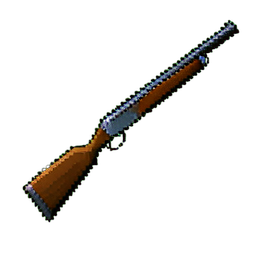 Fusil à long canon — sprite pixel art 256×256