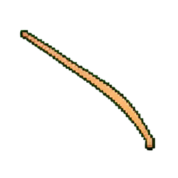 Longbow (Low-Res) - 256x256 pixel art sprite