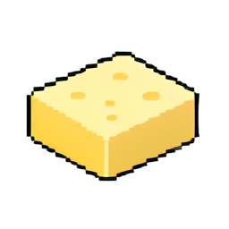 Esponja Loofah — sprite pixel art 256×256
