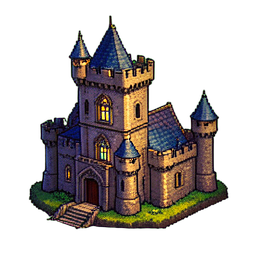 Lord Castle Keep — 256×256 pixel art sprite
