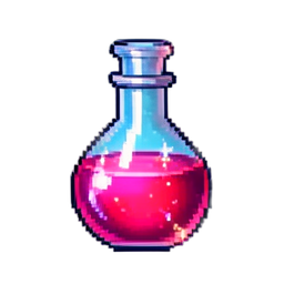 Liebeselixier — 256×256 Pixel-Art-Sprite