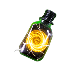 Potion de Chance (VFX) — sprite pixel art 256×256