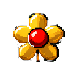 Talisman de chance (16 bits) — sprite pixel art 256×256