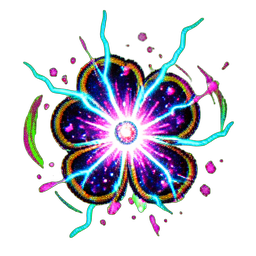 Lucky Charm (VFX) - 256x256 pixel art sprite