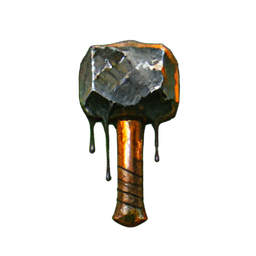 Mace (Atmospheric) - 256x256 pixel art sprite