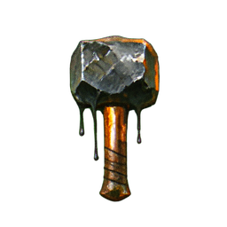 Mace (Atmospheric) — 256×256 pixel art sprite