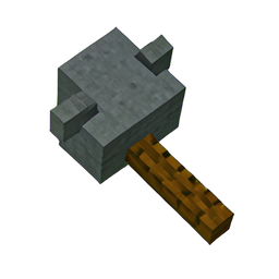 Mace (Voxel) - 256x256 pixel art sprite