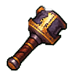 Mace - 256x256 pixel art sprite