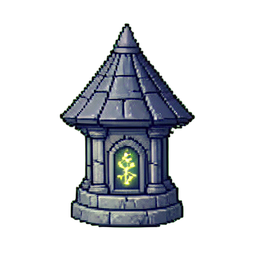 Cage d'aviary du mage — sprite pixel art 256×256