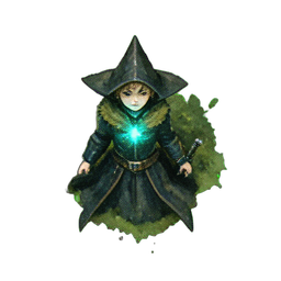 Mage Boy (Atmospheric) - 256x256 pixel art sprite