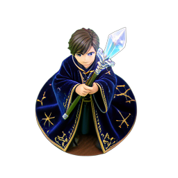 Mage Boy (HD-2D) - 256x256 pixel art sprite