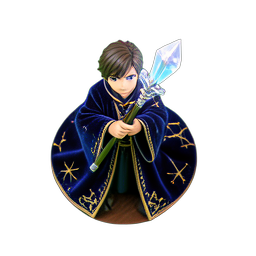 Magierboy (HD-2D) — 256×256 Pixel-Art-Sprite