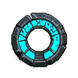 Círculo Mágico (16-Bit) — sprite pixel art 256×256