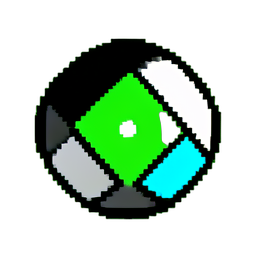 Círculo Mágico (Baixa Resolução) — sprite pixel art 256×256