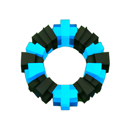 Magic Circle (Voxel) - 256x256 pixel art sprite