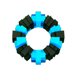 Círculo Mágico (Voxel) — sprite pixel art 256×256