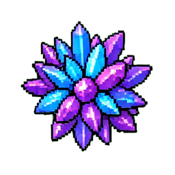魔法の塵 (16bit) — 256×256 ピクセルアートスプライト